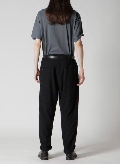 FLANNEL PANTS WITH TAB DETAIL