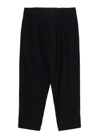 FLANNEL PANTS WITH TAB DETAIL