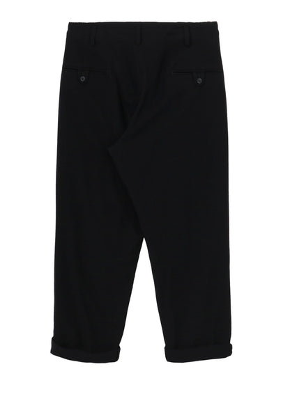 FLANNEL PANTS WITH TAB DETAIL