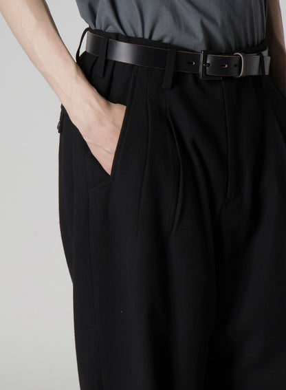 FLANNEL PANTS WITH TAB DETAIL