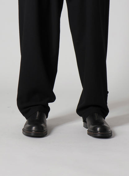 FLANNEL PANTS WITH TAB DETAIL