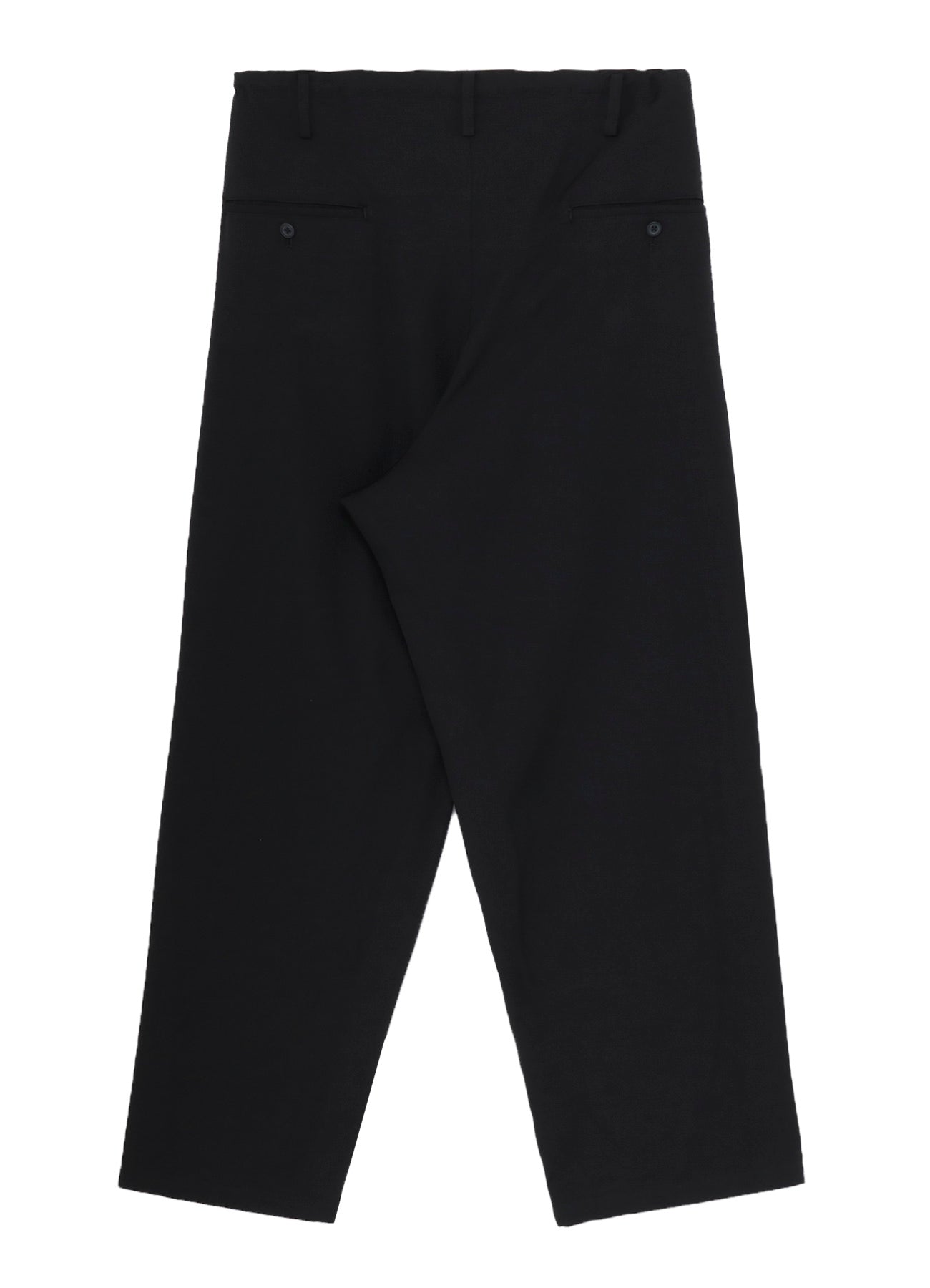WOOL GABARDINE WIDE STRING PANTS