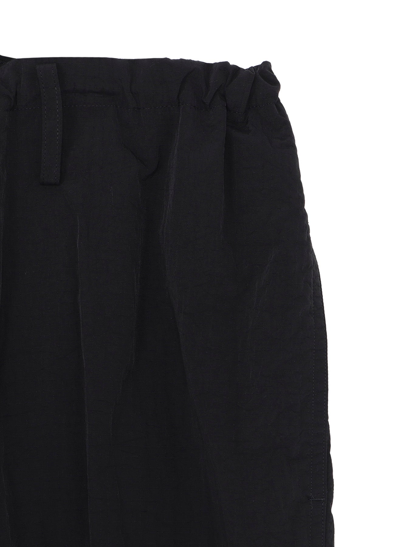 NYLON RIPSTOP WIDE-LEG DRAWSTRING PANTS