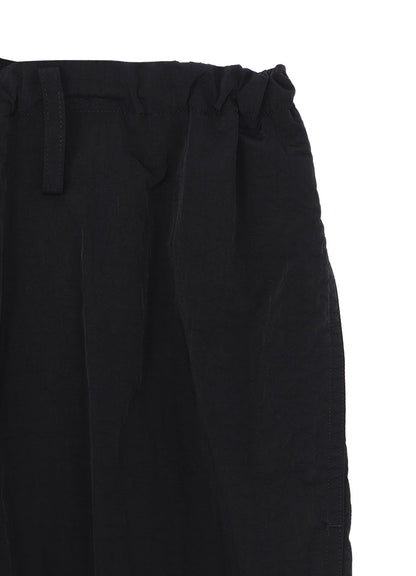 NYLON RIPSTOP WIDE-LEG DRAWSTRING PANTS