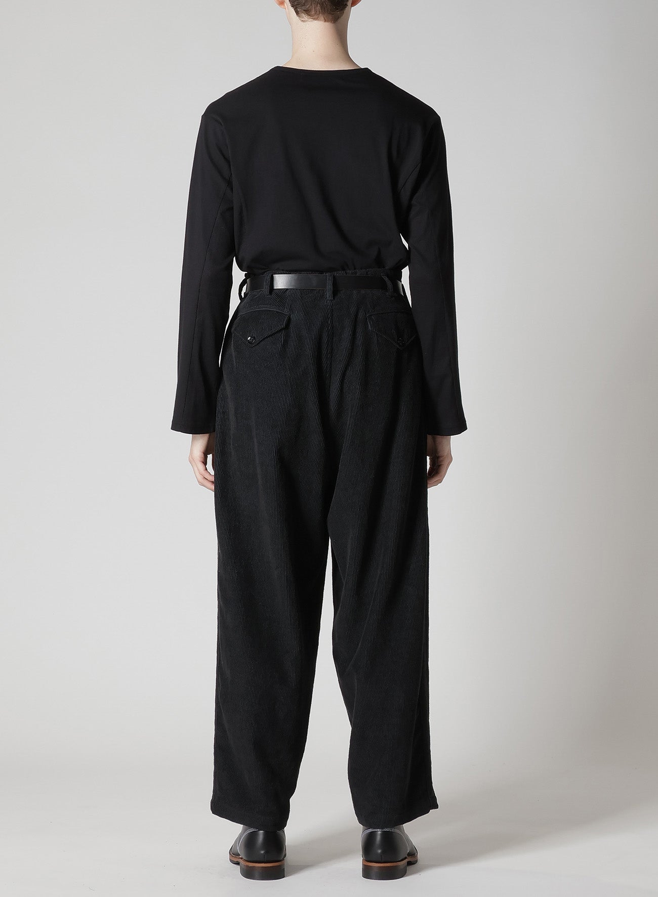 Y's for men x 120% LINO VELVET SIDE TAPE PANTS