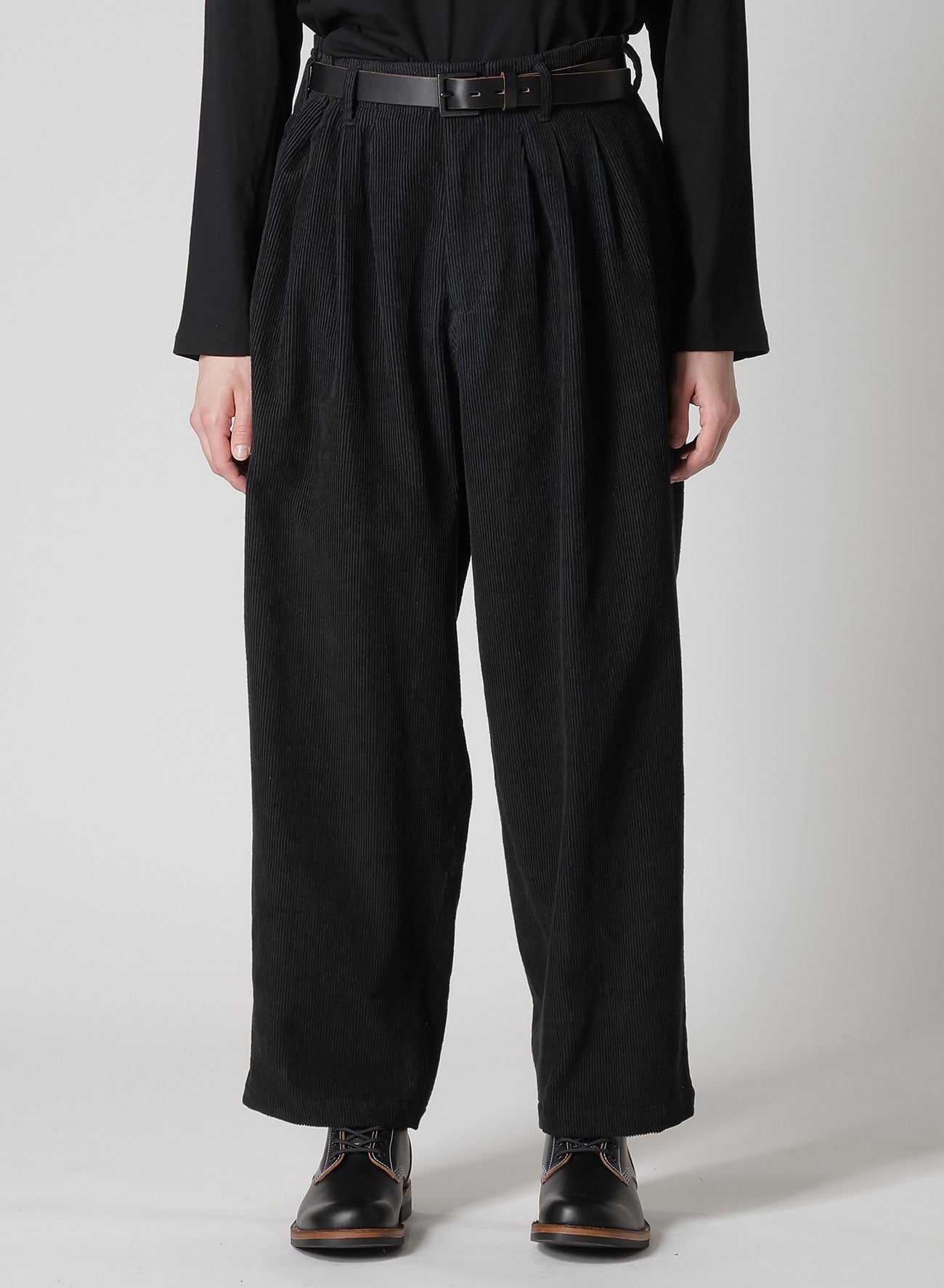 Y's for men x 120% LINO VELVET SIDE TAPE PANTS