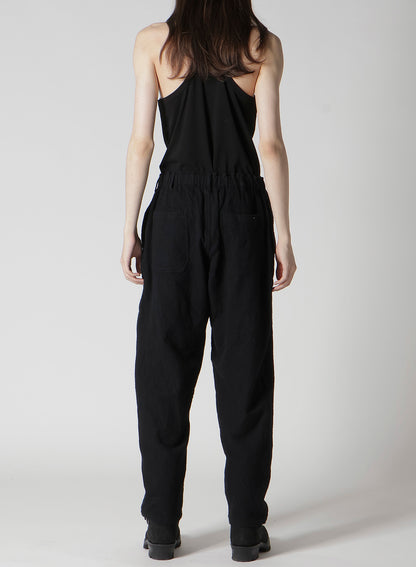 【Y's for men × MASSES】SHRINK SERGE WAIST ELASTIC PANTS