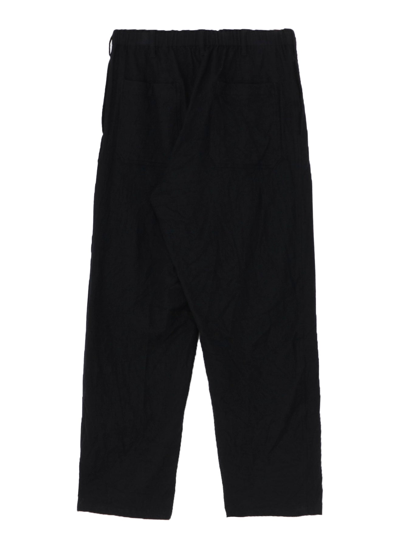 Y's for men × MASSES】SHRINK SERGE WAIST ELASTIC PANTS – THE SHOP