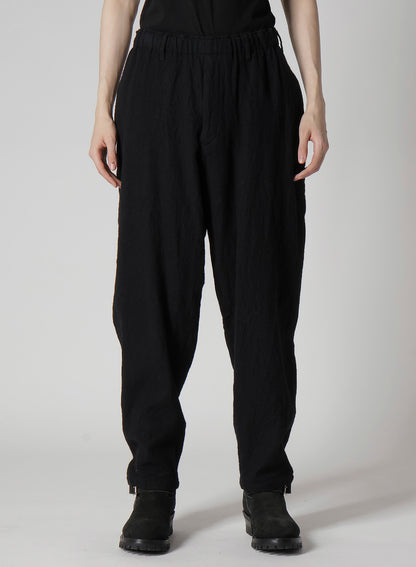 【Y's for men × MASSES】SHRINK SERGE WAIST ELASTIC PANTS