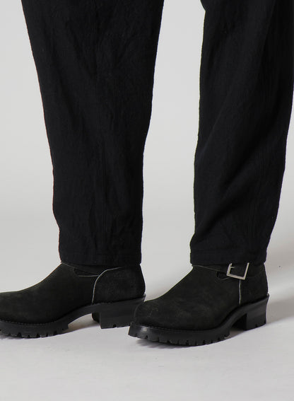 【Y's for men × MASSES】SHRINK SERGE WAIST ELASTIC PANTS
