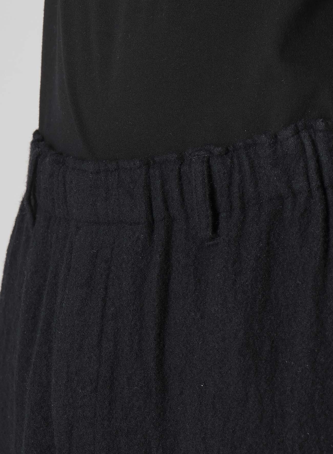 【Y's for men × MASSES】SHRINK SERGE WAIST ELASTIC PANTS