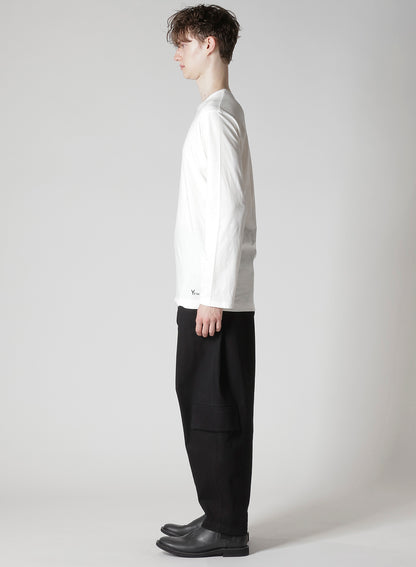 Y's for men LOGO PRINT LONG SLEEVE T-SHIRTS