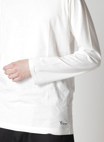 Y's for men LOGO PRINT LONG SLEEVE T-SHIRTS