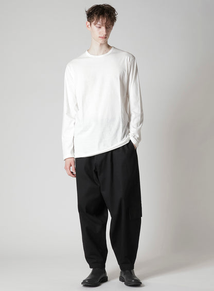 Y's for men LOGO PRINT LONG SLEEVE T-SHIRTS