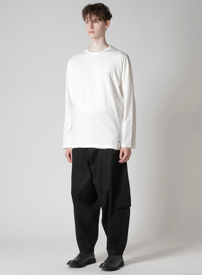 Y's for men LOGO PRINT LONG SLEEVE T-SHIRTS
