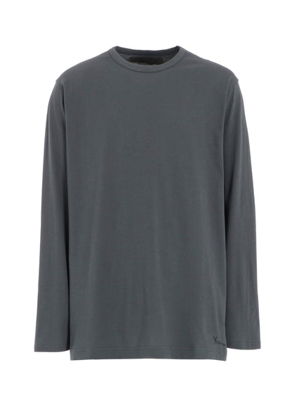 Y's for men LOGO PRINT LONG SLEEVE T-SHIRTS