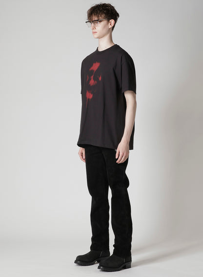 【Y's for men × MASSES】COTTON SINGLE PRINT ROUND NECK SHORT SLEEVE T