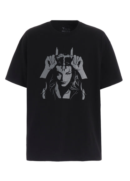 【Y's for men × MASSES】COTTON SINGLE PRINT ROUND NECK SHORT SLEEVE T