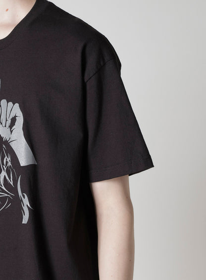 【Y's for men × MASSES】COTTON SINGLE PRINT ROUND NECK SHORT SLEEVE T