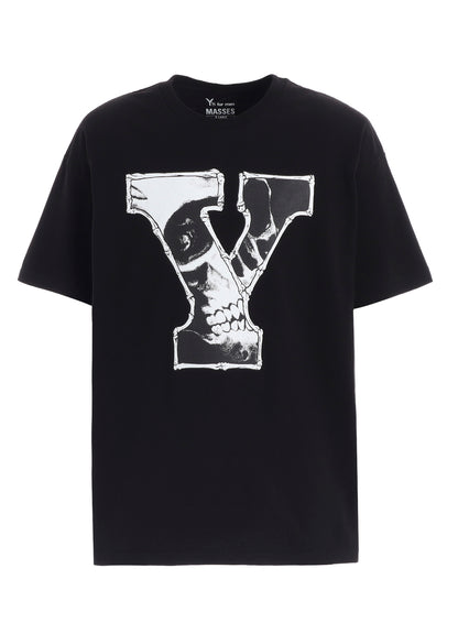 【Y's for men × MASSES】COTTON SINGLE PRINT ROUND NECK SHORT SLEEVE T