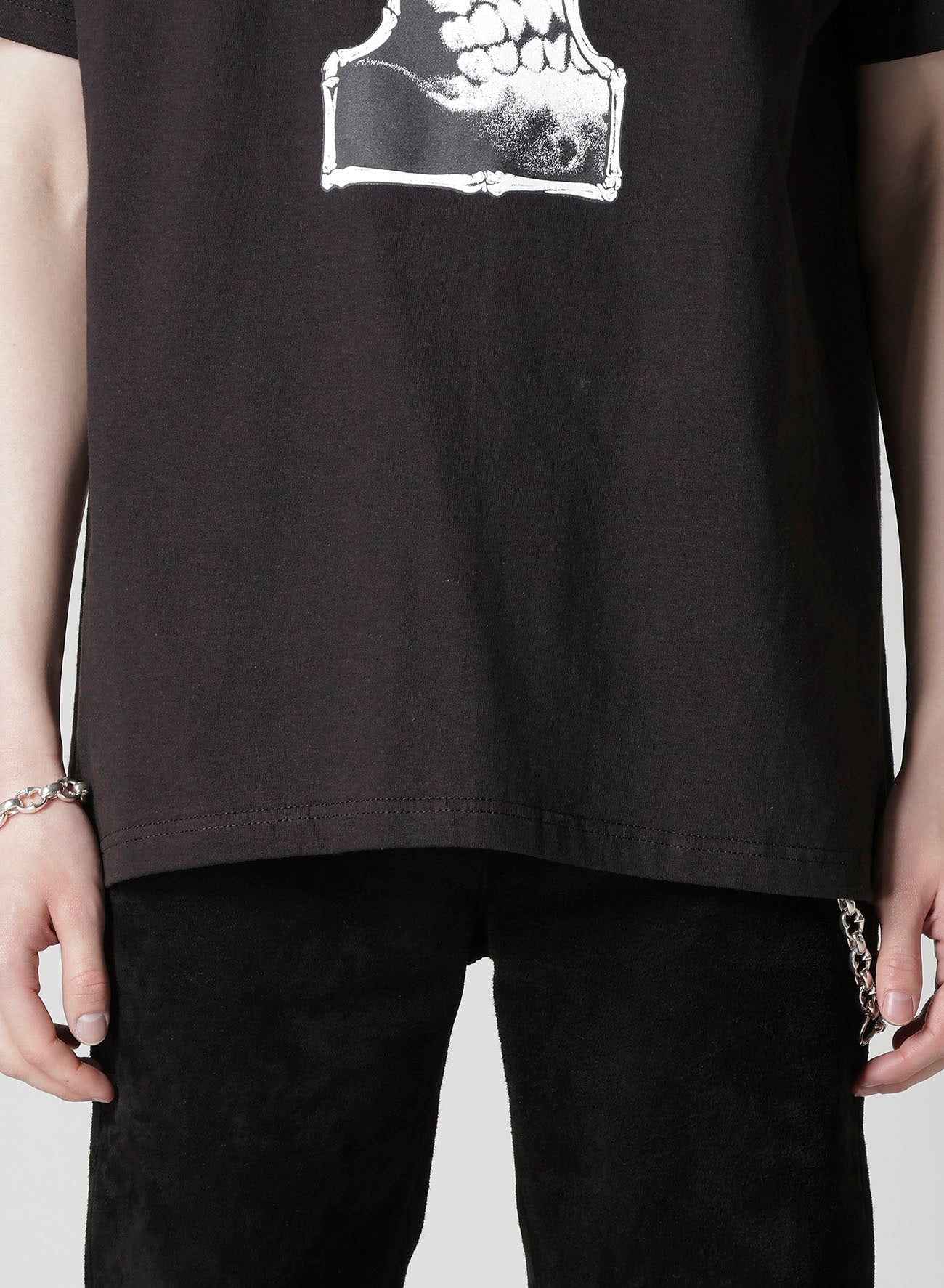 【Y's for men × MASSES】COTTON SINGLE PRINT ROUND NECK SHORT SLEEVE T