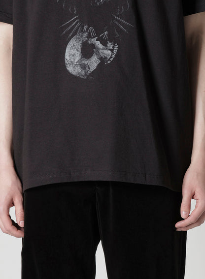 【Y's for men × MASSES】COTTON SINGLE PRINT ROUND NECK SHORT SLEEVE T