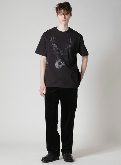 【Y's for men × MASSES】COTTON SINGLE PRINT ROUND NECK SHORT SLEEVE T