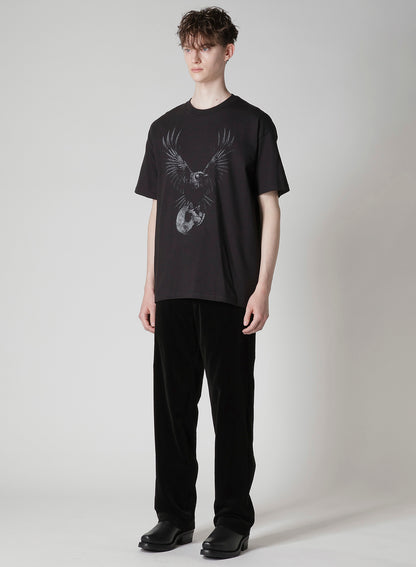 【Y's for men × MASSES】COTTON SINGLE PRINT ROUND NECK SHORT SLEEVE T