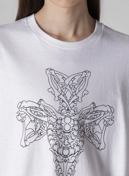 【Y's for men × MASSES】COTTON SINGLE PRINT ROUND NECK SHORT SLEEVE T