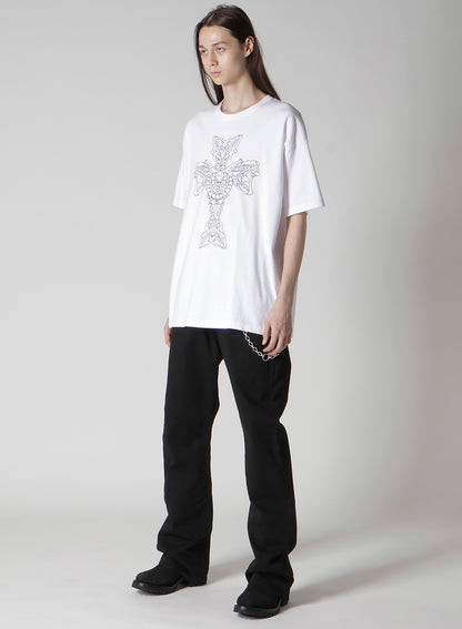 【Y's for men × MASSES】COTTON SINGLE PRINT ROUND NECK SHORT SLEEVE T