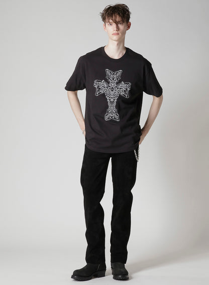 【Y's for men × MASSES】COTTON SINGLE PRINT ROUND NECK SHORT SLEEVE T