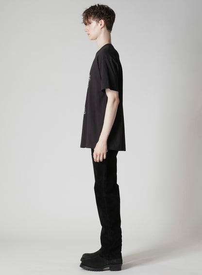 【Y's for men × MASSES】COTTON SINGLE PRINT ROUND NECK SHORT SLEEVE T
