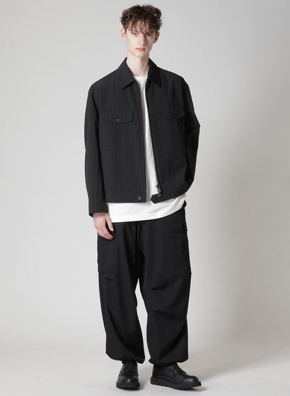 NYLON WEATHER FLAP POCKET BLUSON