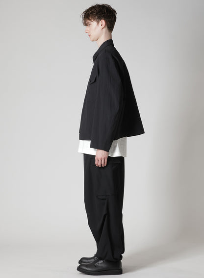 NYLON WEATHER FLAP POCKET BLUSON