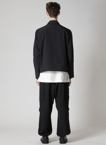 NYLON WEATHER FLAP POCKET BLUSON