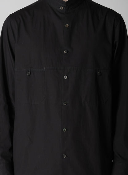 40 BROAD PANEL STAND COLLAR SHIRT