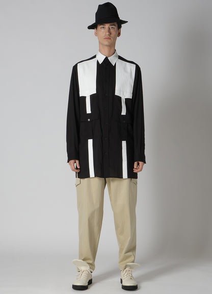 MONOCHROME SAFARI POCKET SHIRT