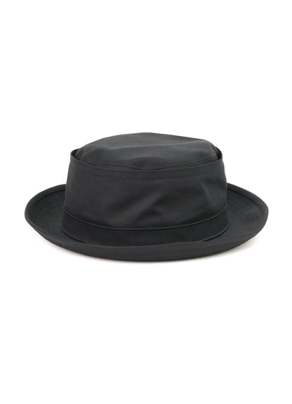 40/2COTTON GABARDINE PORKPIE HAT