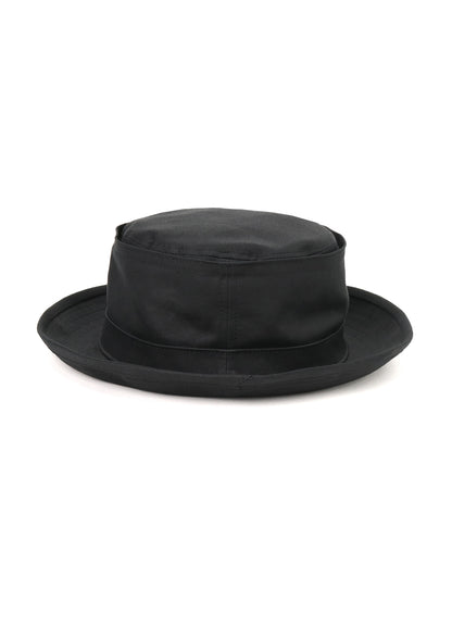 40/2COTTON GABARDINE PORKPIE HAT