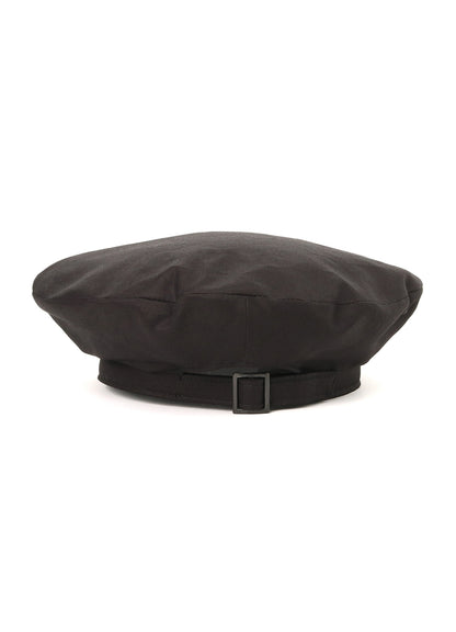 60/2COTTON GABARDINE ADJUSTABLE BERET