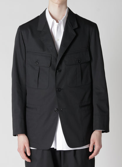 T/C TWILL ACTION PLEATS JACKET