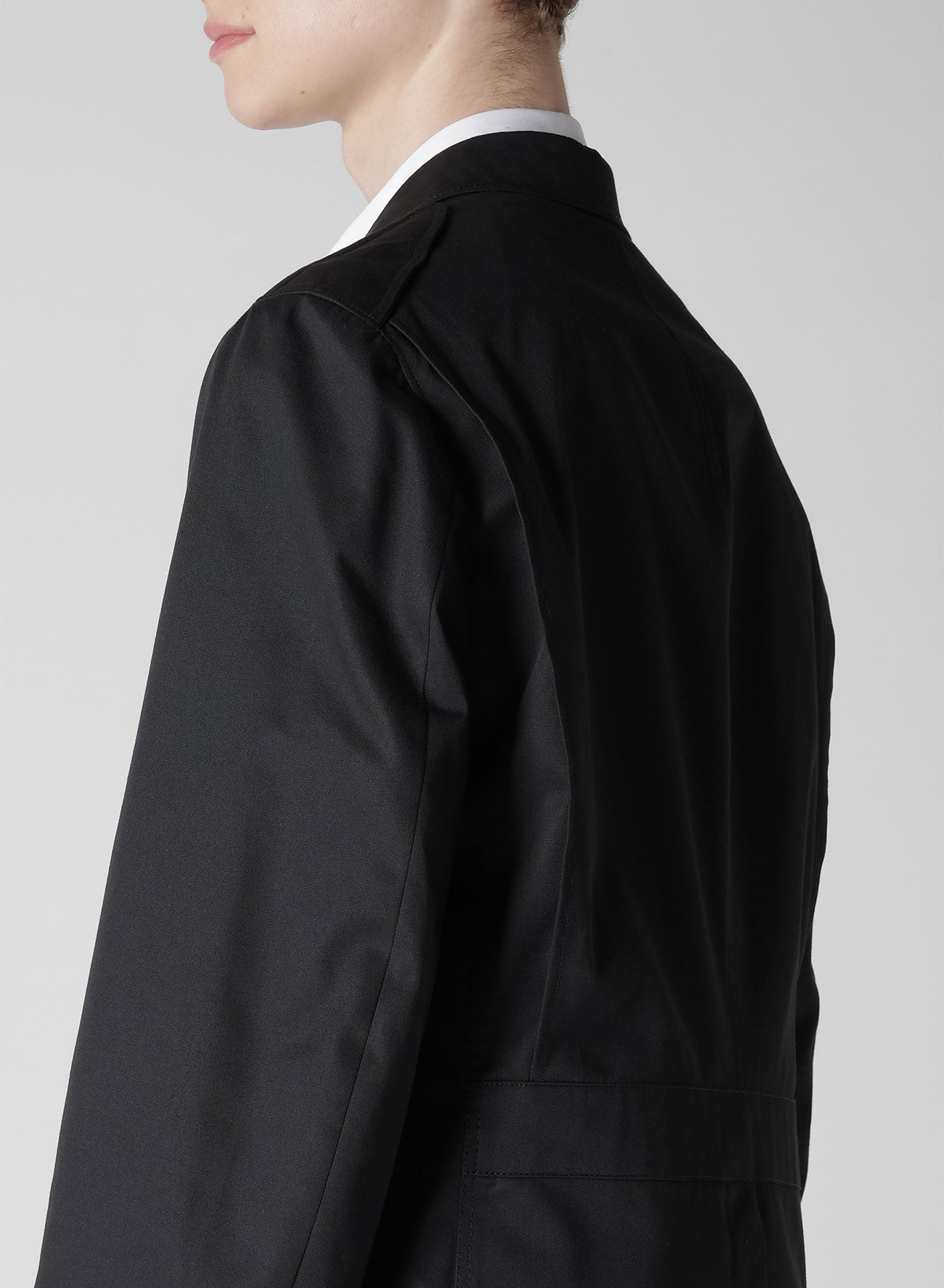 T/C TWILL ACTION PLEATS JACKET