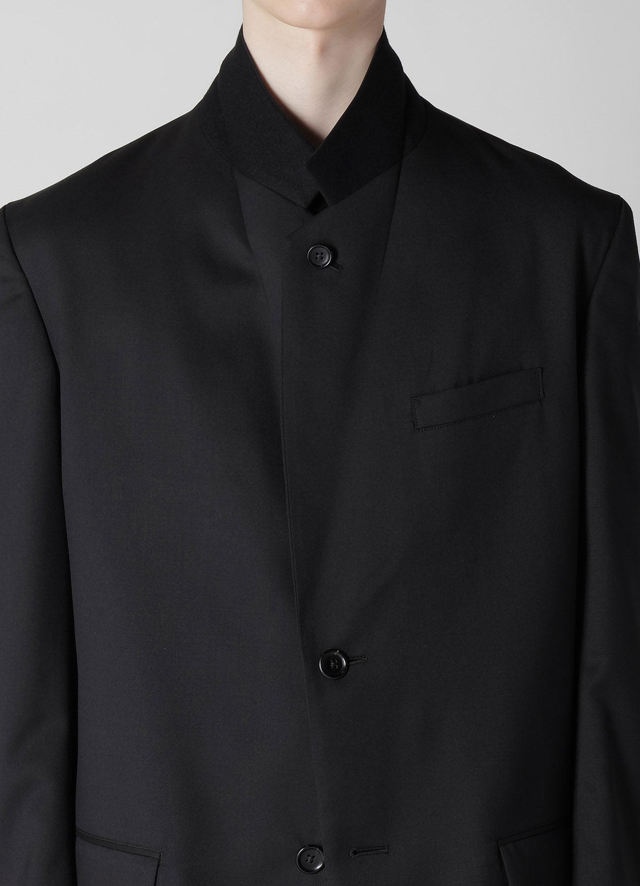 SUIT GABARDINE JACKET WITH 2-BUTTONS