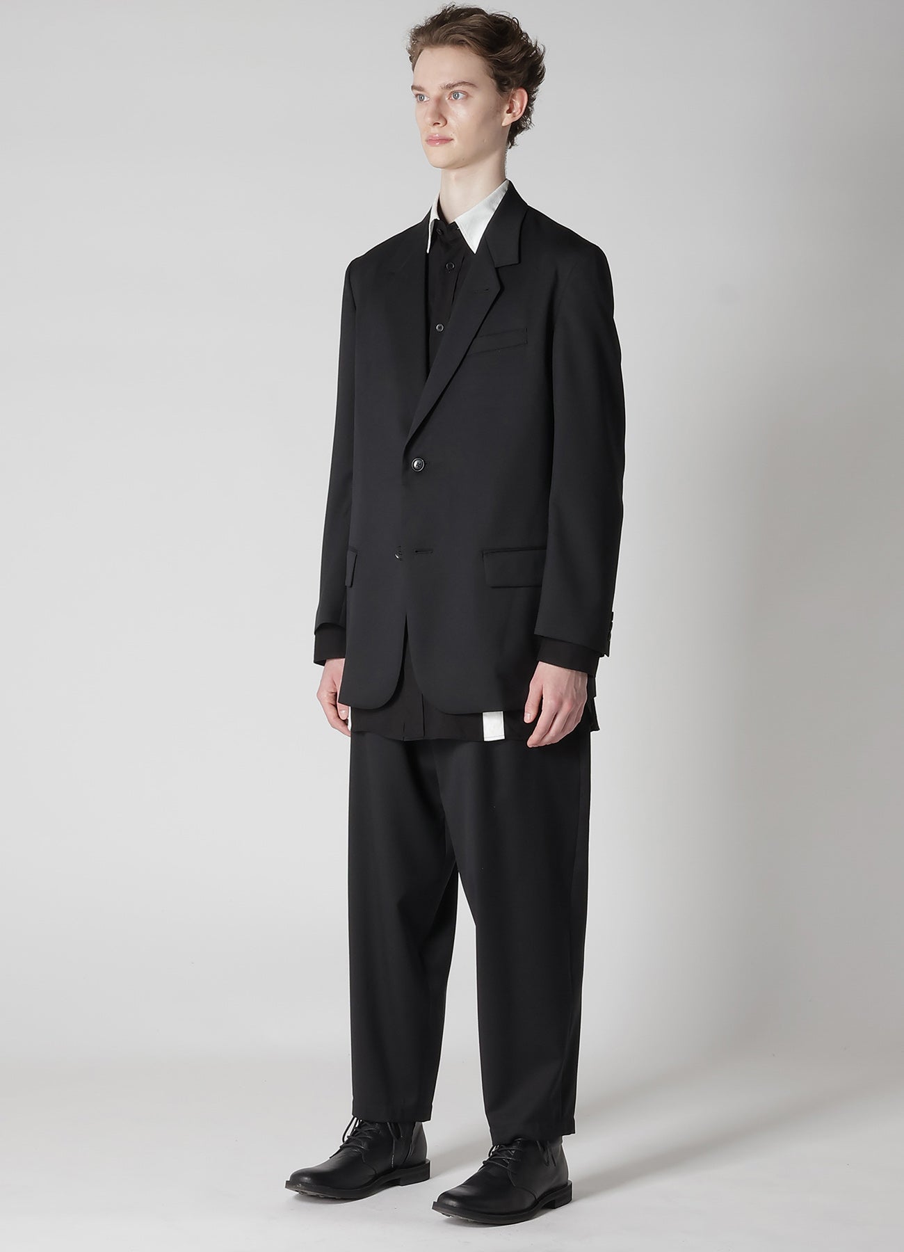 SUIT GABARDINE JACKET WITH 2-BUTTONS