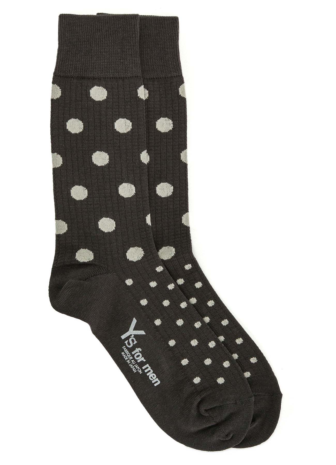 COTTON ACRYLIC NYLON LATTICE DOT SOCKS