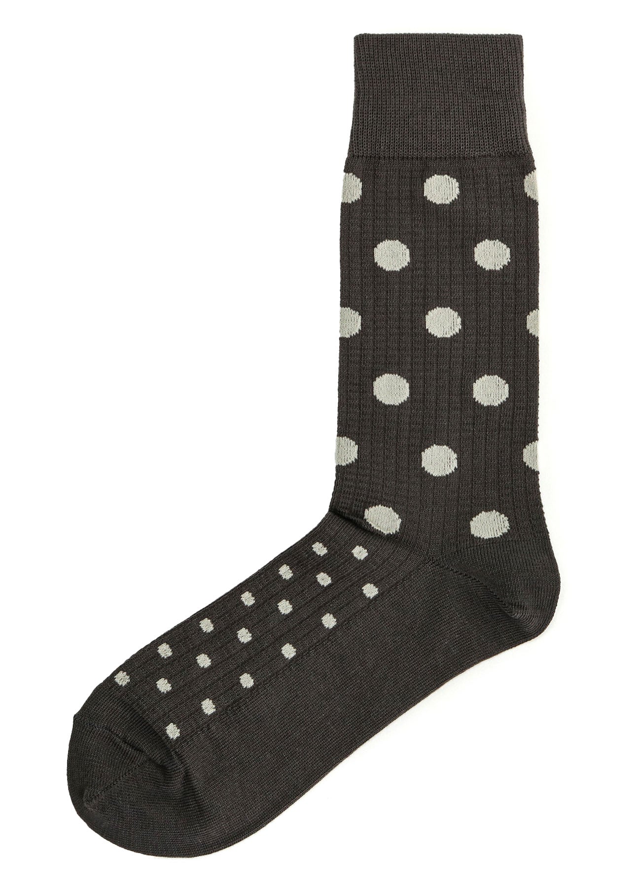 COTTON ACRYLIC NYLON LATTICE DOT SOCKS