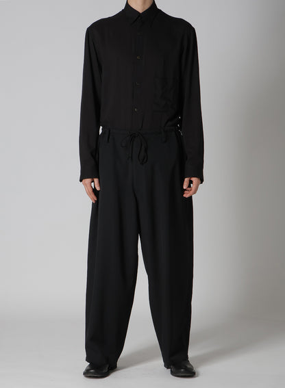 GABARDINE STANDARD STRING PANTS WITH 3-STITCH