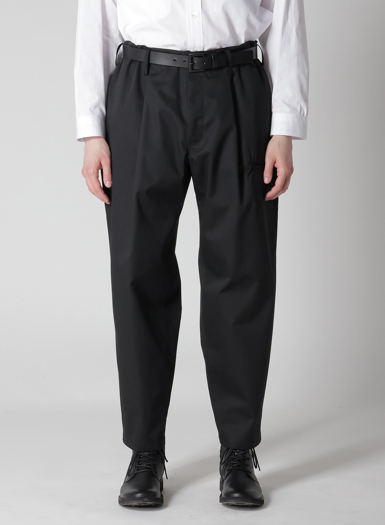 T/C TWILL COIN POCKET SIDE TUCK PANTS