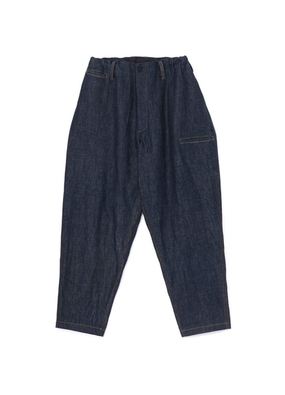 12oz DENIM SIDE TUCK PANTS WITH COLOR COMBI STITCH