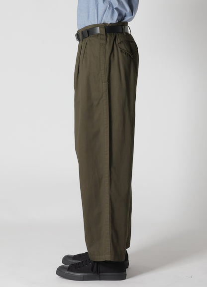 GARMENT DYED KATSURAGI PANTS WITH SIDE TAPE